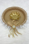 Henna Night Tray, Promise Engagement Wedding Bride Bachelorette Gift Decorative Wicker Brocade Jute
