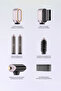 Hairmony 4606H Plus Hair Drying and Styling Set Purple - 4