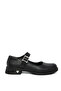 Black Women's Loafer Shoes 21057 - 4