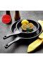 Gray Famos Non-Burning Non-Stick 2-Piece Granite Cast Frying Pan Set - 10