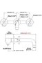 Bathroom Sink Faucet Built-In Matte Gold Set of 3 New Imported with 7 Year Warranty + Recessed Installation Included - 7