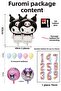 8 Year Old Kuromi Balloon Set Birthday Balloon Set Rainbow Figure Helium Compatible Flying Balloon - 2