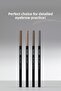 قلم حواجب ذو طرف رفيع للغاية ذو وجهين يوفر مظهرًا طبيعيًا Kill Brow Slim Brow (01 بني حقيقي) - 7