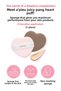 Juicy Pang Heart Puff - a'Pieu Heart Shaped Makeup Sponge - 2
