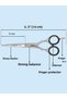 5.5 Inch Pro De-55 Steel Hairdresser's Scissors Hair Beard Mustache Cutting Shears Barber - 2
