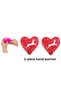 2 Pcs Heart Shaped Deer Pocket Stove, Hand Warmer, Hot Water Bag Pvc 9cm - 4