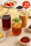 4 Borosilicate Presentation Cups, Coffee Cups, Heat Resistant Cups (500 ml) Coollime