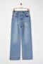 More Sustainable Açık Mavi Yüksek Bel Wide Leg Jeans TWOAW26JE00073 - 5