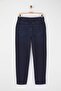 Gece Mavisi Yüksek Bel YENİ MOM %100 pamuk Non-Stretch Jeans TWOAW26JE00054 - 8
