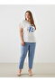 Lcwaikiki Classic Crew Neck Printed Women's T-Shirt (S5) - 3
