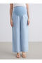 Maternity Wide Leg Jeans with Abdominal Panel for Style Seekers from Uzg Store - 3