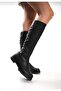 Black Women's Boots with Stone from Back to Back 1072000 - 5