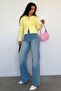 Yellow Button Long Sleeve Knitwear Cardigan Sh209 - 6