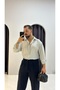 Oversize Striped Shirt - 4