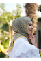 وشاح قطني ناعم مونوغرام - 2