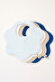 4-piece 100% Cotton Organic Muslin Baby Feeding Bib / Saliva Bib / Collar
