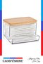 Wooden Cover Cotton Swab Organizer Modern Cotton Swab Organizer Stylish Cotton Holder 1 Piece - 4
