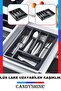 Sliding Cutlery Holder Expandable Measure Adjustable Sliding Slide Drawer Cutlery Holder