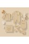 100% Organic Cotton 10-Piece Hospital Release Newborn Baby Girl Set – Princess Embroidered