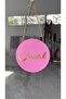Store Open-Closed Sign (Open-Close) Pink Gold 17 cm - 3