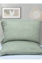 Hb&Victory 100% Cotton 4 Layer Muslin Pillowcase 2 Pieces Green Color 50X70 Cm. - 2