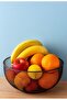 Antique Fruit Basket, Fruit Bowl, Vegetable Bowl, Multi-Purpose Riva Model Black Decorative Basket Kitchen Living Room - 4