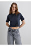 Anthracite Crop Basic T-Shirt Crop / Short Cut 1613072-70763 - 2