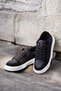 Women's Sneakers Thick Sole Lace-Up Sports Shoes Sifaz Black - 5