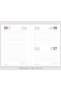 2026 Agenda with Leather Cover 17X24 Lined Daily Agenda Dark Blue Color - 2