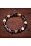 Men's Student Natural Stone Bracelet - Lapis Lazuli, Labradorite, Calcite, Jade, Smoky Quartz, Howlite, - 4