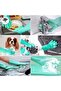 Magic Dishwashing Gloves Reusable Silicone Gloves with Scrubber Brush (Grey) - 3