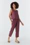 Suspender Blouse Trousers Set Dried Rose - 4