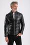 Maroquin Leather James Men's Inflatable Leather Coat - 2