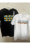 Unisex Memphis Printed 100% Cotton T-Shirt - 7