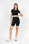Short Tights, Seamless Panties and Crop Body 3-Piece Set