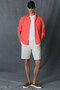 Makro Men's Smart Shirt Comfort Slim Fit Coral - 5