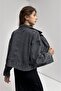 Women's Waist Detailed Denim Jacket - 3