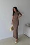 Fitted Rib Knitwear Dress Dnv-000037 - 6