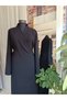 Medina Silk Double Breasted Prayer Dress + Shawl, Silk Dressing Gown, Dowry Prayer Dress, Mevlüt Dress - 4
