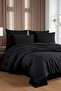 Double Cotton Satin Duvet Cover Set |   200 X 220 cm |   Cotton |   Soft Textured