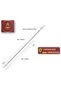 Roman Extendable Curtain Rod, Metal Single Rod Window Treatment Rod Drapery Rod WHITE, 110 – 200 cm - 2