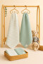 Pack of 2, 100% Cotton Multi-Purpose Double-Layer Muslin Baby Blanket 80*100 cm
