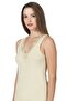 Özkan 0156 Women's Ribbed Cotton Laced Self Ribbed Thick Strap Athlete - 5