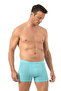 Özkan 12024 Men's Cotton Lycra Single Jersey Flexible Comfortable Boxer Shorts - 4