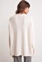 6913 Women's Loose Soft Textured Oversize Knit Sweater Natural - 7