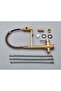 Kitchen Sink Faucet Dual Flow Water Purification Outlet Spiral Fountain Imported Matte Gold - 7
