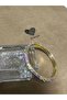 Purple Stone Gold Enamel Steel Handcuff Bracelet – Vintage Women's Bracelet Dd498 - 2