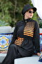 Sunline Pattern Sports Lycra Design Hijab Double Swimsuit - 7