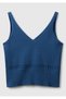 Women's Denim 100% Cotton Floral Embroidered Chest Gathered Regular Fit Knitwear Undershirt - 4