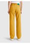 Women's Yellow 100% Cotton Regular Waist Regular Fit Denim Trousers - 3
